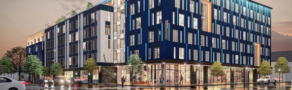 rendering of downtown San Jose commercial real estate project