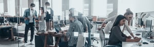 collaborative office setting