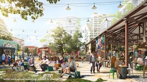 rendering of new Google campus