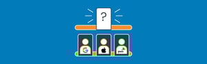 icons depicting Google. Apple, PWC