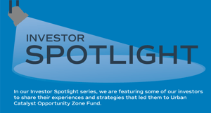 Investor Spotlight, Claire banner