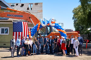 Urban Catalyst team at groundbreaking ceremony